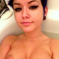 in the bathroom naked private