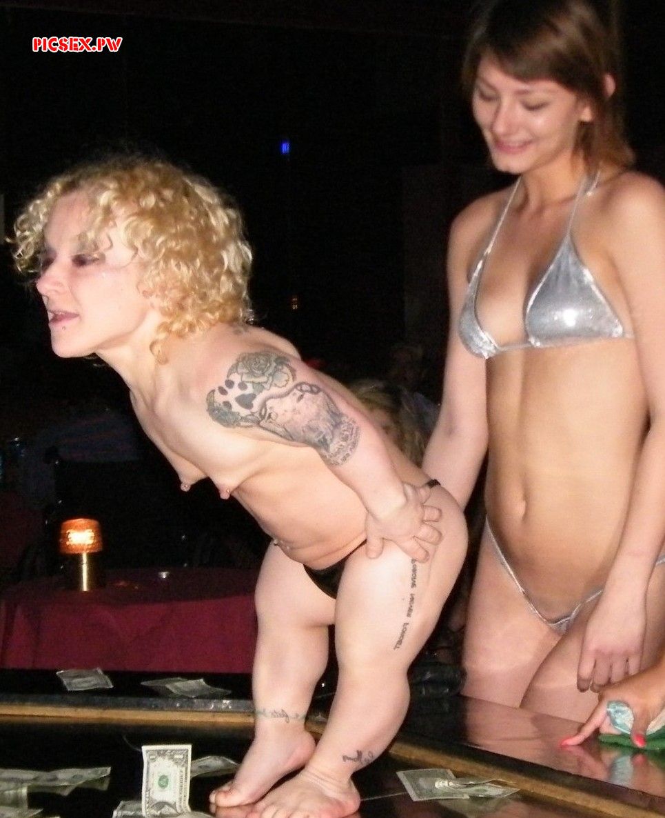 little stripper with tattoos